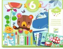 6 activités créatives La souris et ses amis -^Djeco Discount