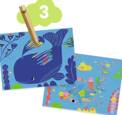 6 activités créatives La souris et ses amis -^Djeco Discount