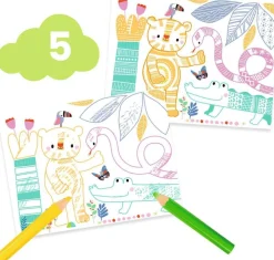6 activités créatives La souris et ses amis -^Djeco Discount