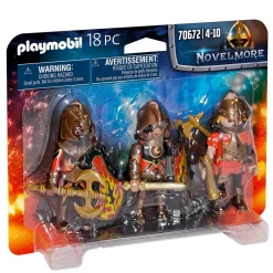 3 combattants Burnham Raiders Novelmore 70672^Playmobil Clearance