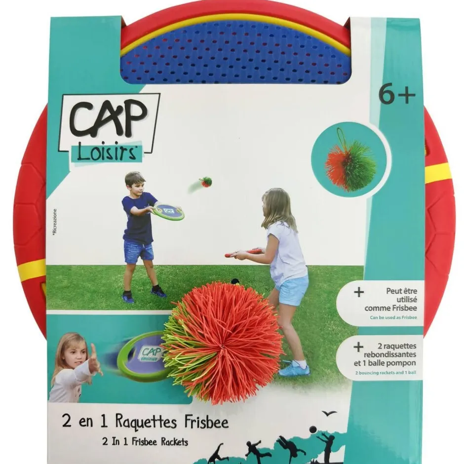 2 en 1 raquettes Frisbee^CAP Sale