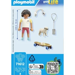 Adolescent avec chien My Life 71612^Playmobil Online