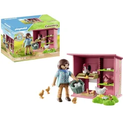 Agricultrice et poulailler Country 71308^Playmobil Online