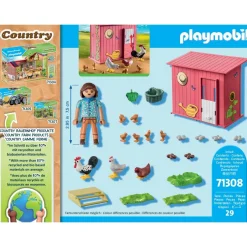 Agricultrice et poulailler Country 71308^Playmobil Online