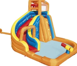 Aire de jeu mur d'escalade et pataugeoire avec Soufflerie^Bestway New