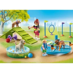 Aire de jeux pour chiens et personnages My Life 71745^Playmobil Outlet