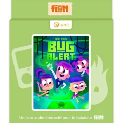 Album Flam, livre audio Bug Alert^LUNII Clearance