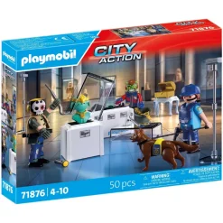 Arrestation de cambrioleurs au musée City action 71876^Playmobil Discount