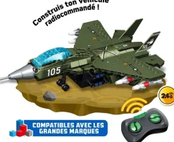 Avion de chasse à construire radiocommandé^WISE BLOCK Discount