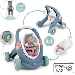 Baby Walker 3 en 1 et poupon Little^Smoby Discount