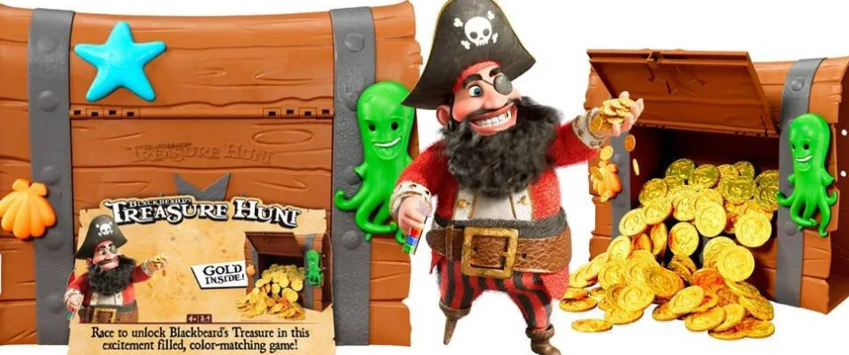 Barbe noire chasse aux trésors pirate^Varta
