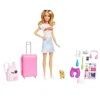 Barbie - Coffret poupée Malibu en Voyage^Mattel New