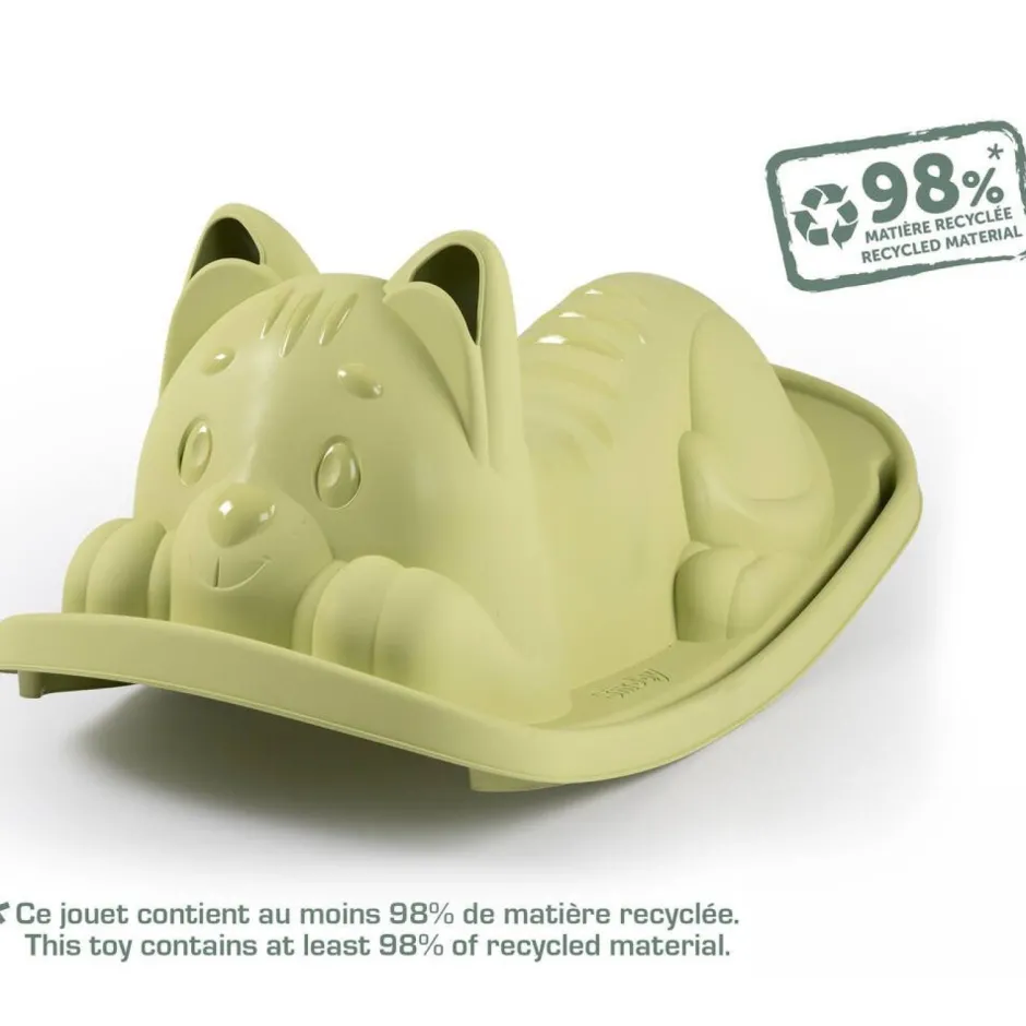 Bascule chat vert life^Smoby Discount
