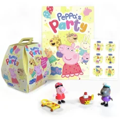 Boite Surprise Peppa Pig avec figurines, stickers et poster^Hasbro New