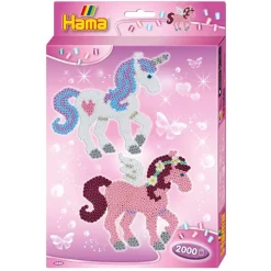 Boîte Midi - 2000 Perles Modèle Chevaux Fantastiques^Hama Hot