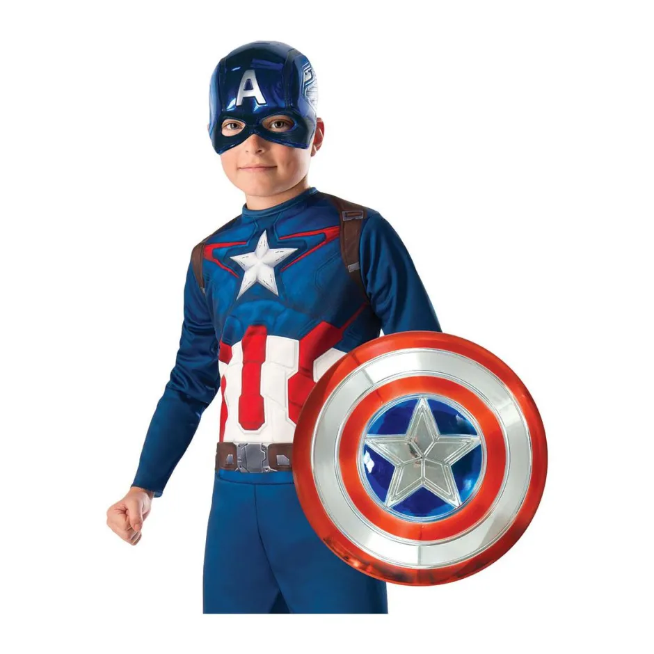 Bouclier métallisé Captain America^Rubies Best
