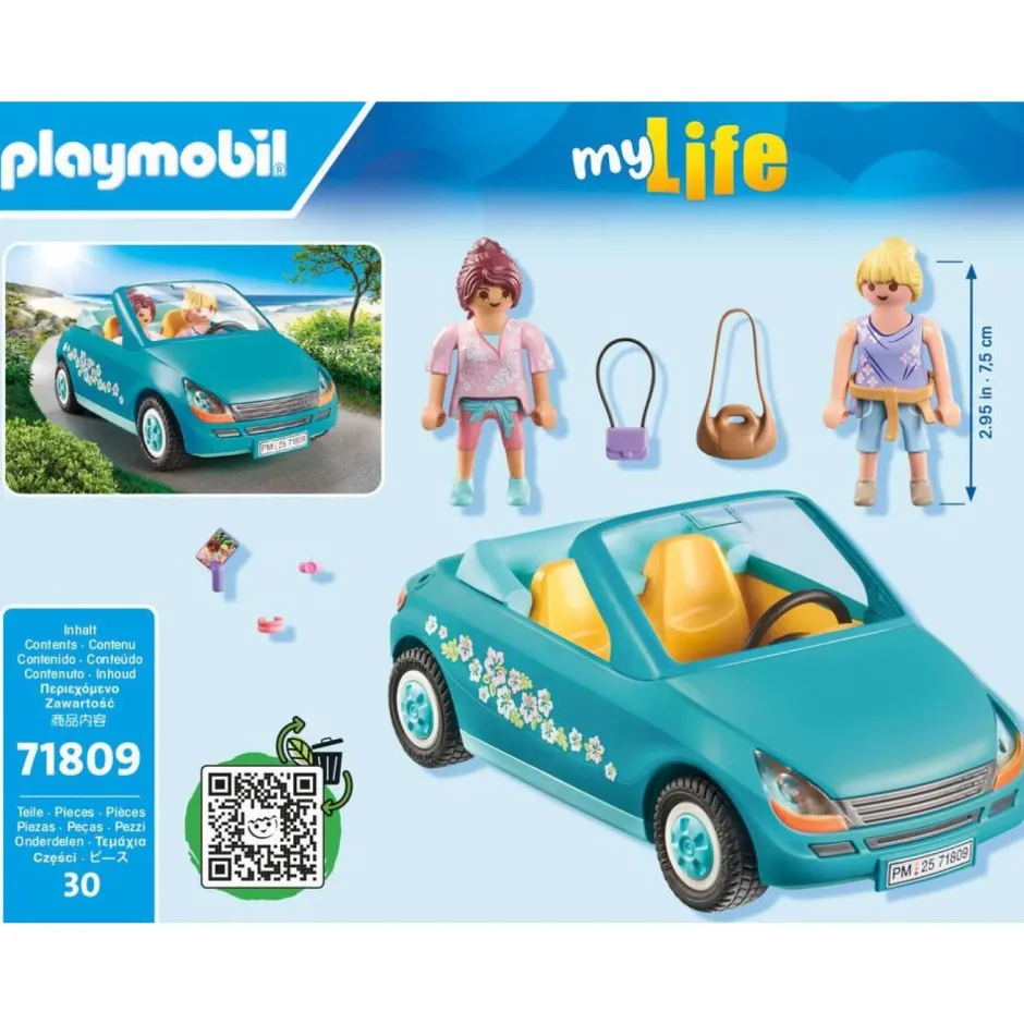 Cabriolet, jeunes filles et accessoires My Life 71809^Playmobil Hot