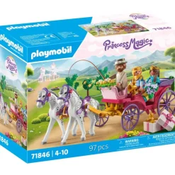 Calèche avec couple princier et cocher Princess Magic 71846^Playmobil Online