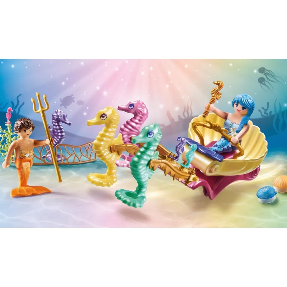 Calèche avec sirènes et hippocampes Princess Magic 71500^Playmobil Sale