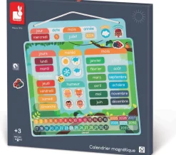 Calendrier magnétique apprentissage du temps et de l'heure^Janod Sale