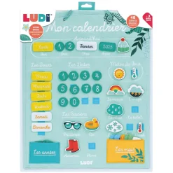 Calendrier mural turquoise^Ludi