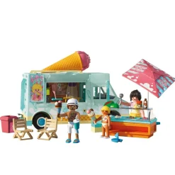 Camion vendeur de glaces & 3 personnages My Life 71904^Playmobil
