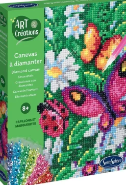 Canevas à diamanter papillon et marguerites - Art et créations^Sentosphu00e8re Discount