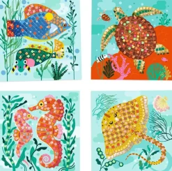 Caraïbes - Coffret 4 mosaïques^Djeco Outlet