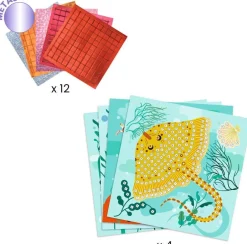 Caraïbes - Coffret 4 mosaïques^Djeco Outlet