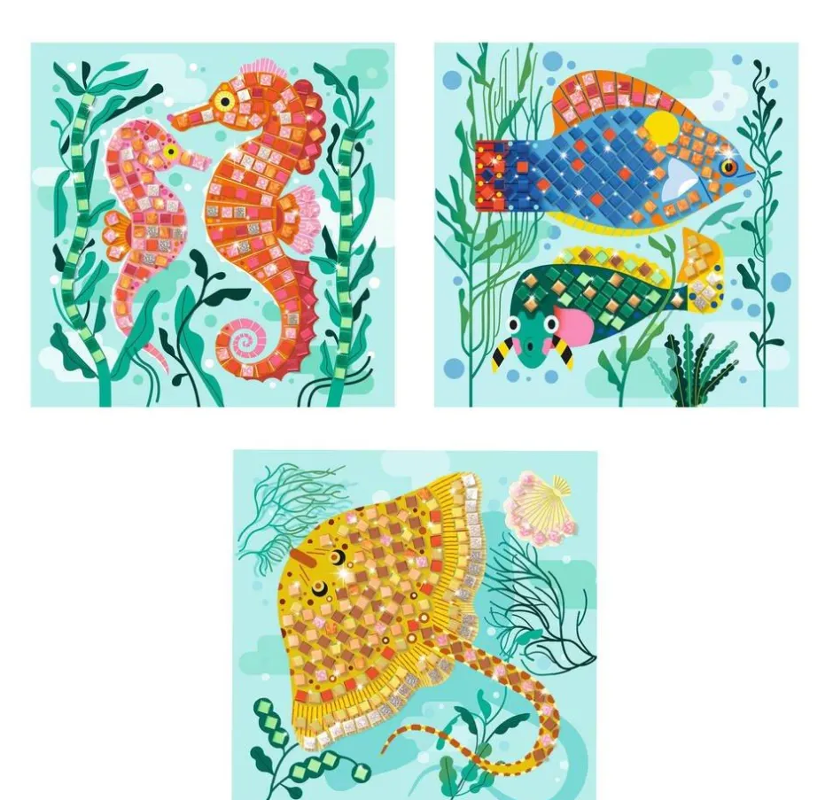 Caraïbes - Coffret 4 mosaïques^Djeco Outlet