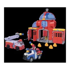 Caserne de pompiers Pat Patrouille et 2 véhicules fire rescue^Varta Sale
