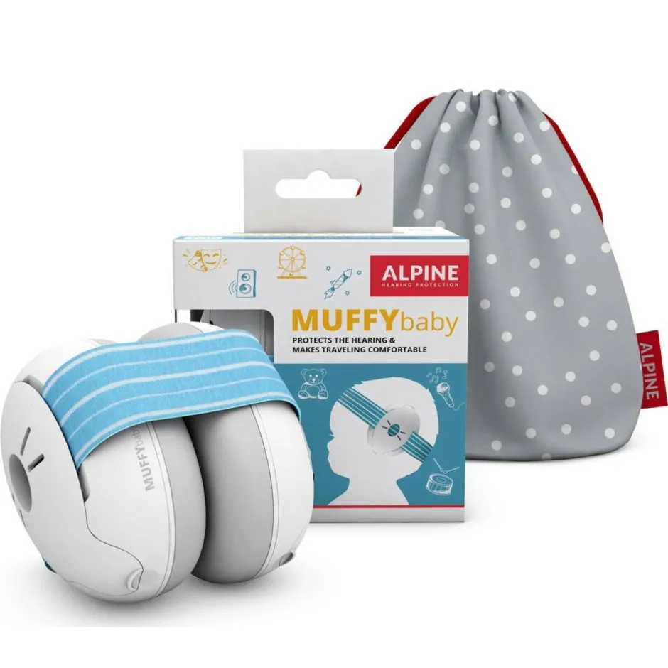 Casque anti-bruit pour bébé - Muffy baby bleu^Varta Discount