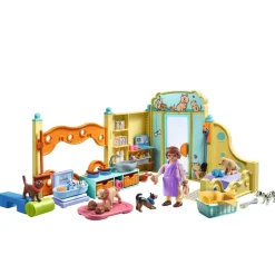 Centre de soin : 8 chiens et soigneur My Life 71743^Playmobil Best