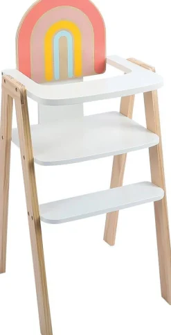 Chaise haute en bois^Cerise & Capucine New