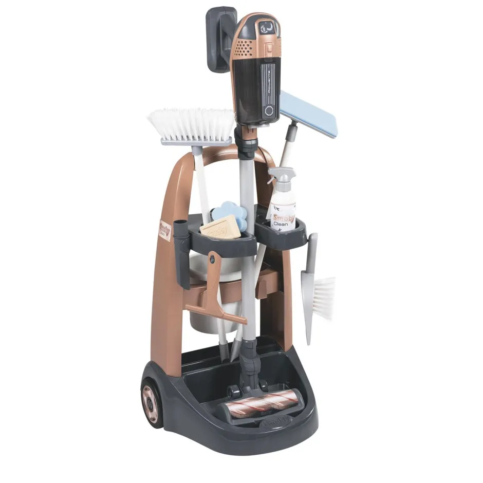 Chariot de ménage aspirateur balai Rowenta^Smoby