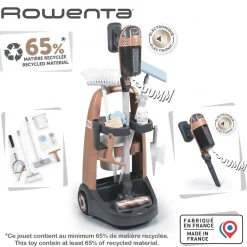 Chariot de ménage aspirateur balai Rowenta^Smoby