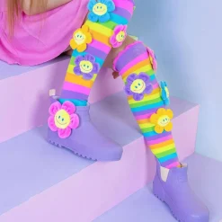 Chaussettes à fleurs^ Online