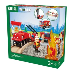 Circuit de train action pompier^Brio Best
