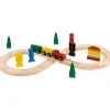 Circuit de train en bois 30 pièces^L'Atelier du bois Best