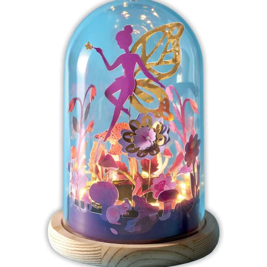 Cloche lumineuse Magic Fairies - Jardin secrêt à construire^Janod Discount