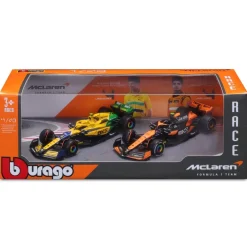 Coffret 1/43 2 voitures de course F1 Mac Laren 2024^Bburago Best