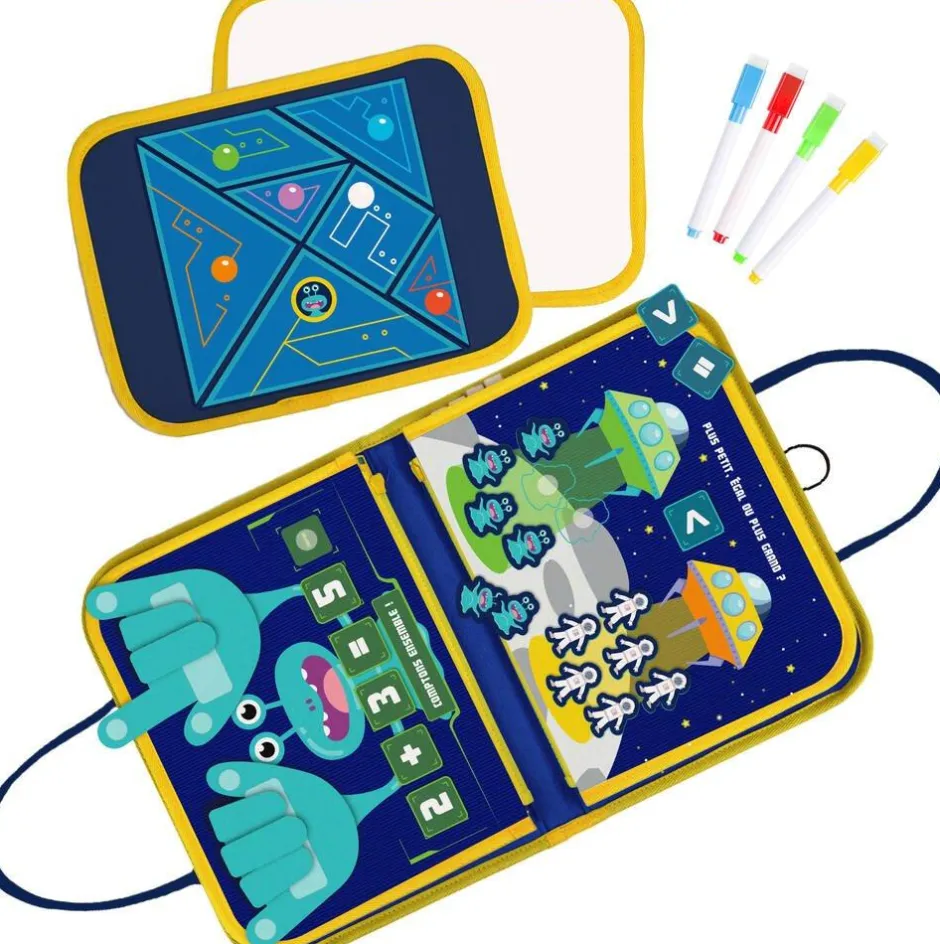 Coffret 7 activités mathématiques Montessori thème espace^MGM Discount