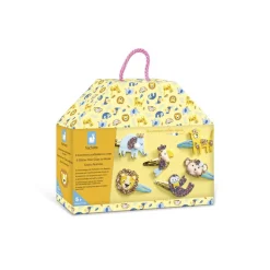 Coffret 6 barrettes pailletées à créer Animaux exotiques^Janod Hot