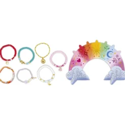 Coffret 7 bracelets à créer avec un arc-en-ciel de bijoux^Janod Discount