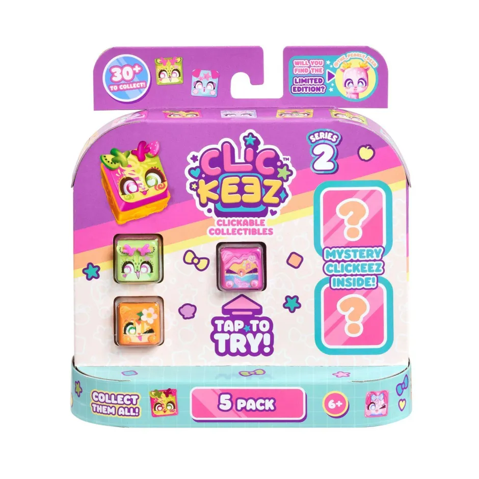 Coffret 5 Clickeez à collectionner Série 2^Goliath Hot