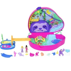 Coffret 2 en 1 La famille des Paresseux - Polly Pocket^Mattel