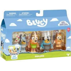 Coffret 4 figurines Bluey - La famille en cuisine^Moose New