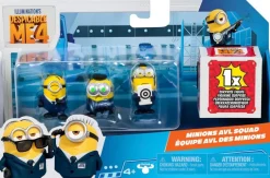 Coffret 4 minis figurines Moi moche et méchant 4 - équipe avl des minions^Moose Hot