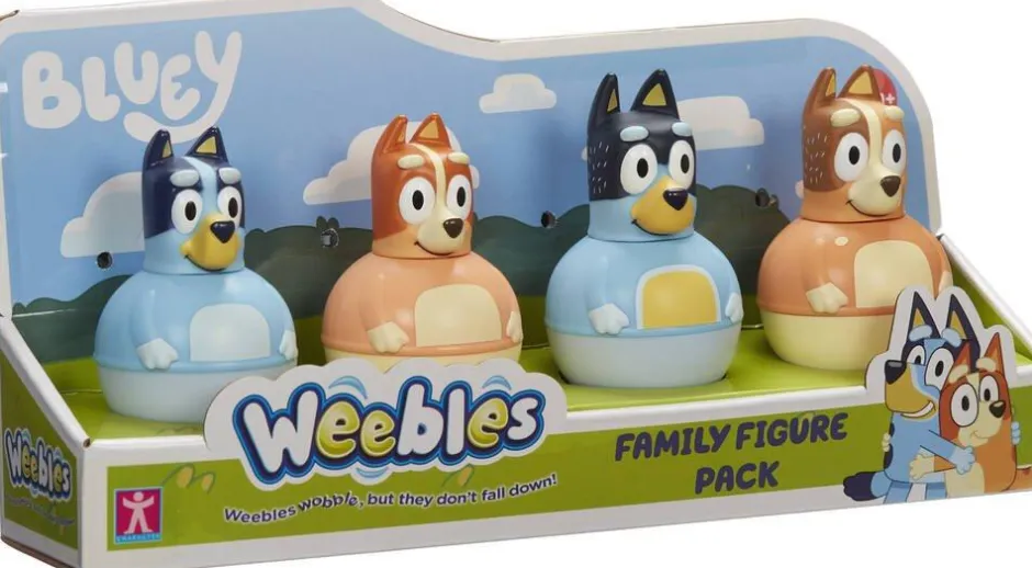 Coffret 4 Personnages culbuto Bluey^GP Toys