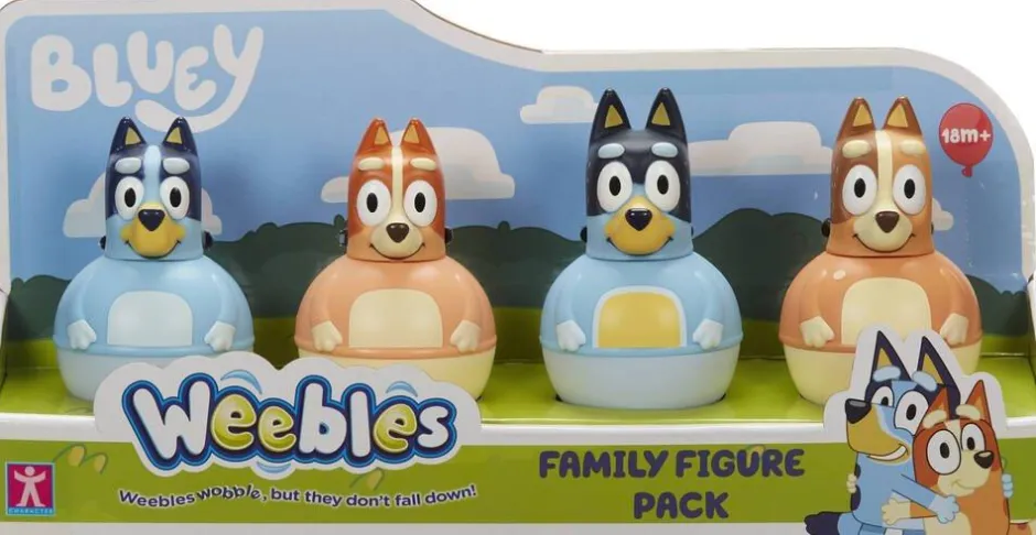 Coffret 4 Personnages culbuto Bluey^GP Toys